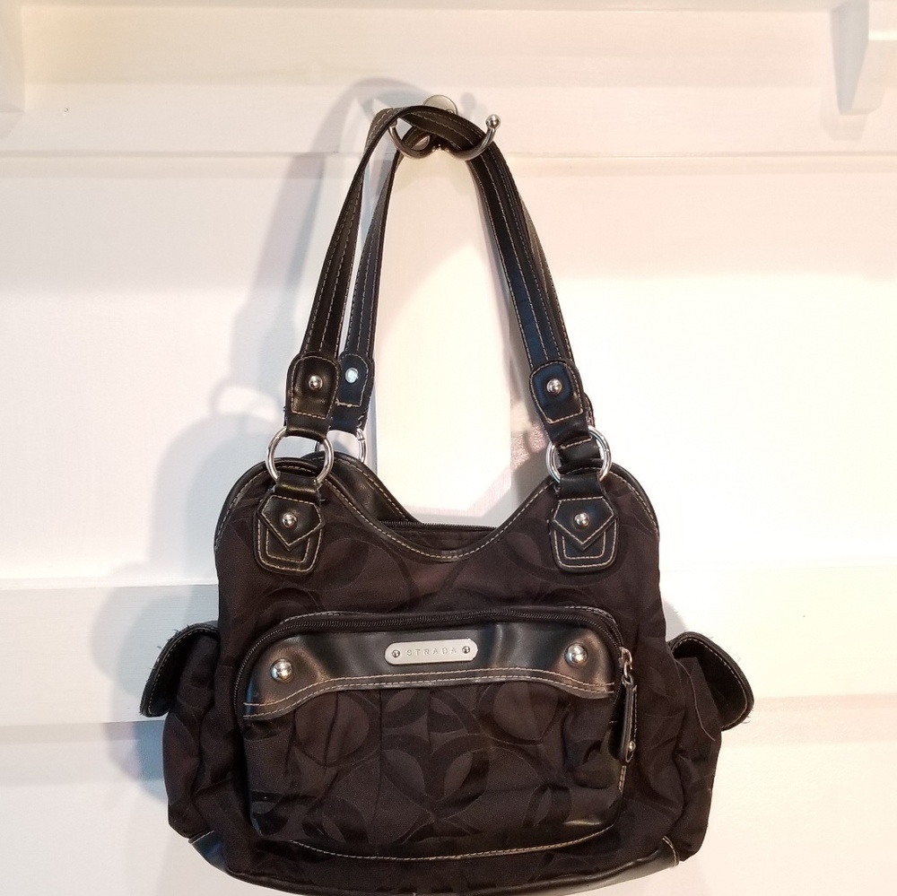 Strada black handbag